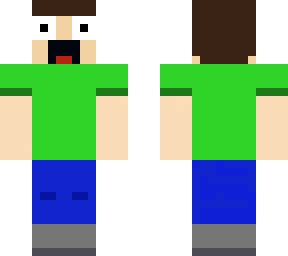 crazy guy with green shirt
