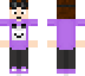 dantdm's lastest skin with netherite goggles