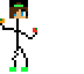derpy me carrying an apple and an orange!