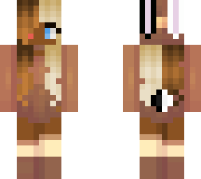 fall bunny girl