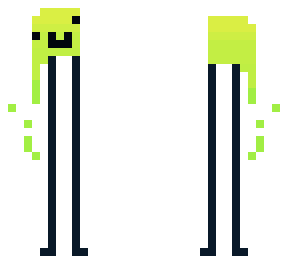 filled in  legs