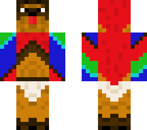 german shepherd/ parrot