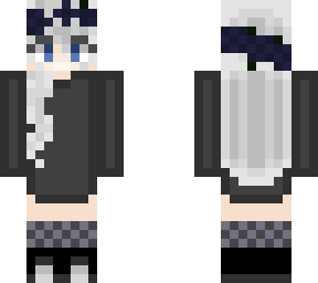 girl blue violet