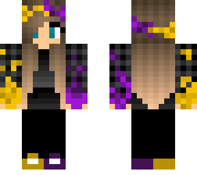 gold and purple
