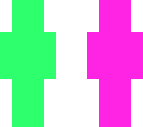 green = body. red = soul.... red = lie. green = true
