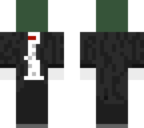 green head with suit.