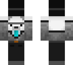 mini-polar bear in suit