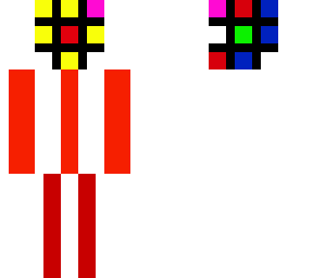 mixed rubix cube