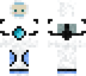 my self made skin in a spacesuit