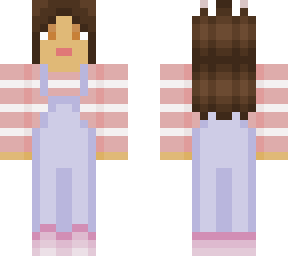 pink and white striped shirt girly