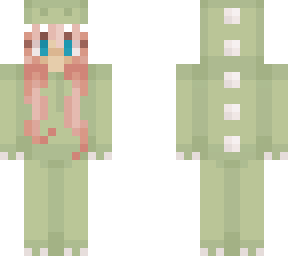 pink hair dino