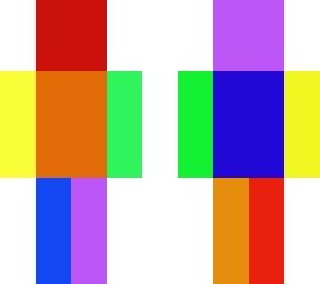 rainbow person