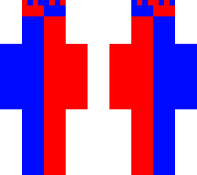 red and blue ying yang