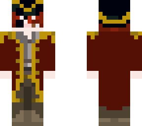 red haired pirate person