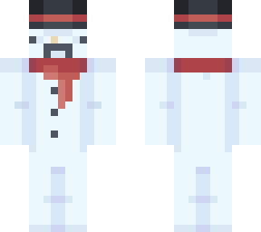 snowman with mustache