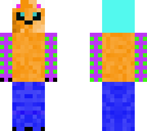 some fox with blue pants