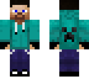 steve creeper with sweater