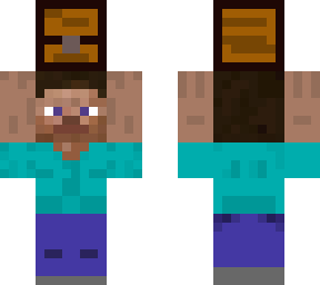 steve holding a chest