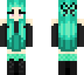 teal hair