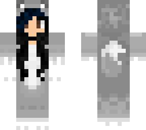 black hair wolf
