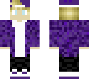 blond purple boy