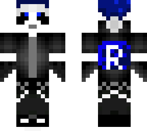 blue panda santa