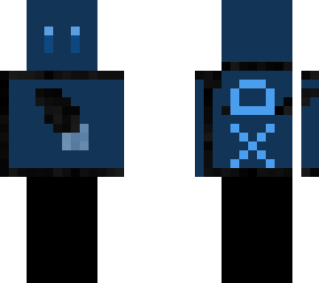 blue slime with xd
