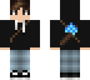 boy with diamond axe