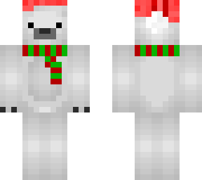 christmas polar bear