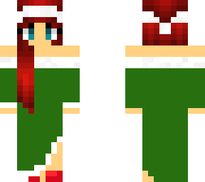 edited christmas girl
