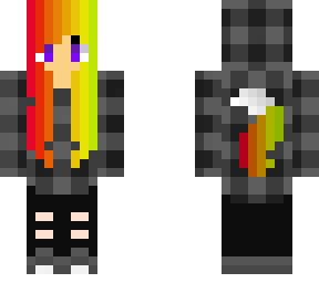 fox rainbow girl