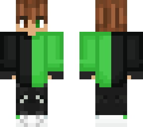 green and black
