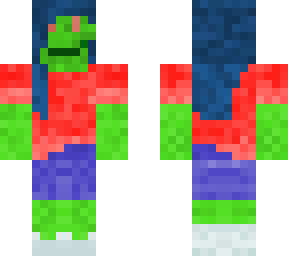 green-skinned kid