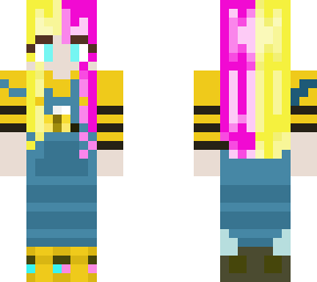 my charcter is bee overals