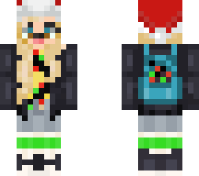 my skin but christmassy (not sure if that's a word)