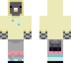 pigeon with a sweater