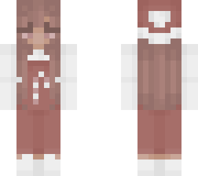 pink hair christmas girl skin