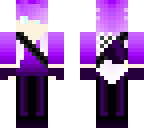 purple haired elf