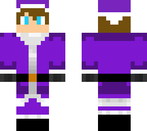 purple santa
