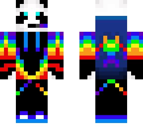 rainbow gamer panda