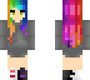 rainbow hair