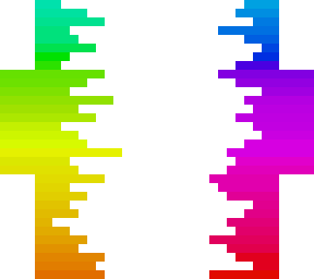 rainbow skin