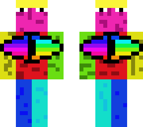 rainbow skin eye