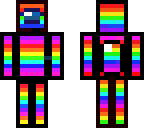 rambow amoung us skin