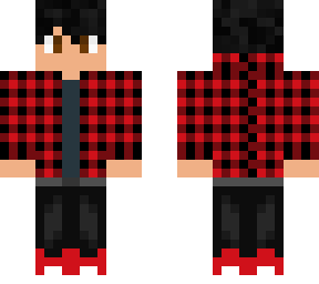 red & black plaid spookles