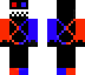 red and blue
