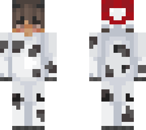 santa hat cow