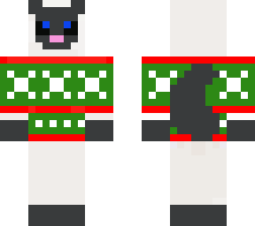 siamese cat with christmas sweater