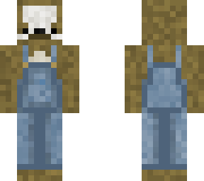 sloth in overalls