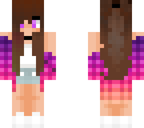 sunset wolf girl (brown hair)